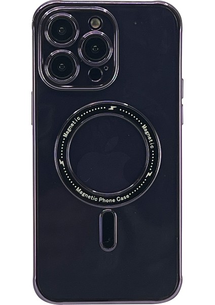 Apple iPhone 15 Pro Max Uyumlu Mat Renkli Magsafe Arka Koruma Kılıf
