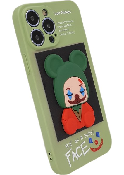 Apple iPhone 13 Pro Max Uyumlu Three D Case Seri Arka Koruma Kılıf