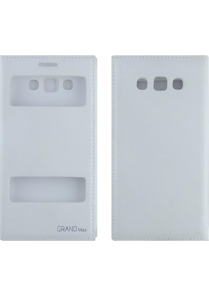 Samsung Galaxy G720 Grand Max Uyumlu Pencereli Kapaklı Kılıf