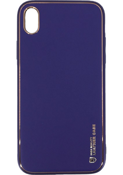 Apple iPhone Xr Uyumlu Coco Leather Seri Arka Koruma Kılıf