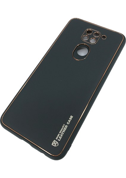 Xiaomi Redmi Note 9 Uyumlu Coco Leather Seri Arka Koruma Kılıf