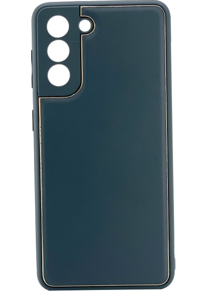 Samsung Galaxy S21 Fe Uyumlu Coco Leather Seri Arka Koruma Kılıf