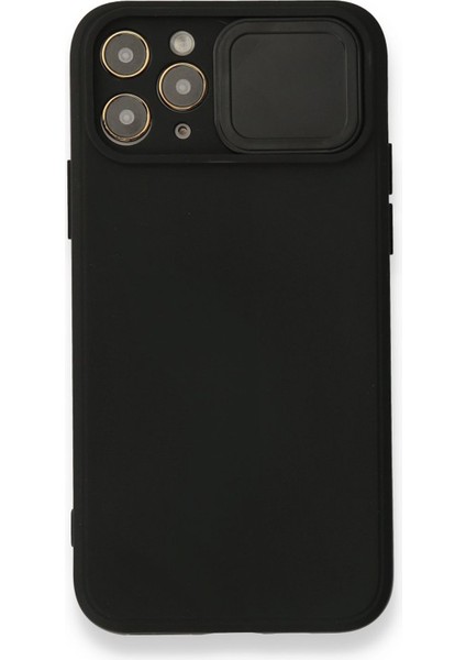 Apple iPhone 12 Pro Uyumlu Kızaklı Kamera Korumalı Arka Koruma Kılıf