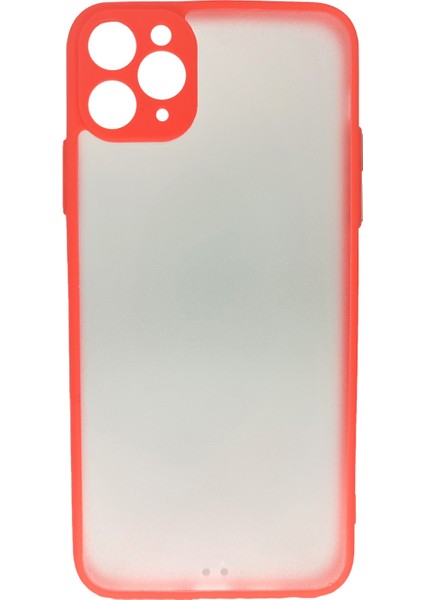 Apple iPhone 11 Pro Uyumlu Kontrast Renkli Tuş Seri Arka Koruma Kılıf