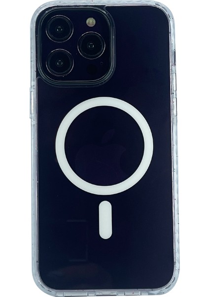 Apple iPhone 13 Pro Max Uyumlu Locik Magsafe Arka Koruma Kılıf