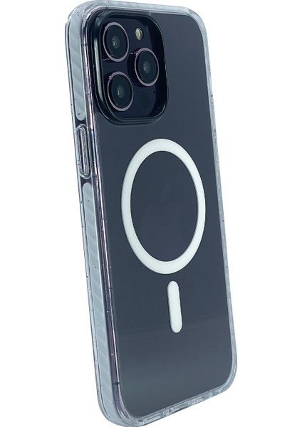 Apple iPhone 13 Pro Max Uyumlu Locik Magsafe Arka Koruma Kılıf
