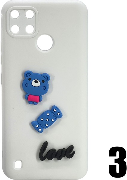 Realme C25Y Uyumlu Maskot Seri Arka Koruma Kılıf modelleri