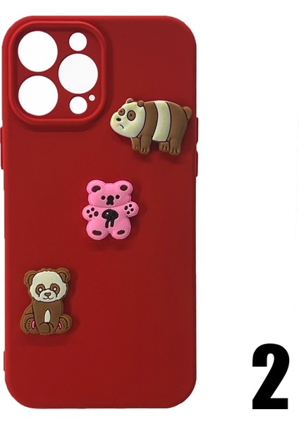 Apple iPhone 13 Pro Max Uyumlu Maskot Seri Arka Koruma Kılıf