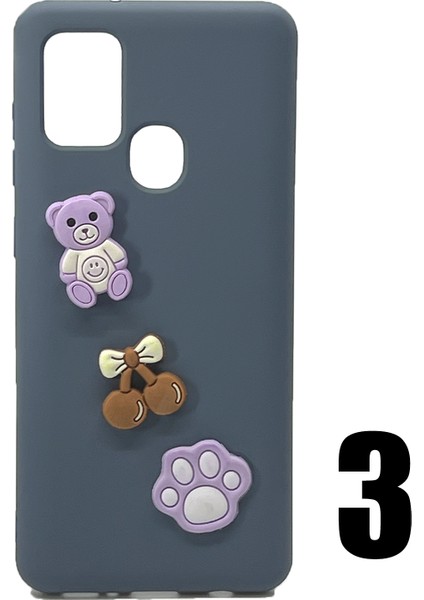 Samsung Galaxy A21S Uyumlu Maskot Seri Arka Koruma Kılıf modelleri
