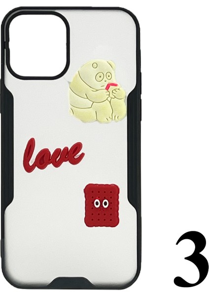 Apple iPhone 12 Uyumlu Maskot Seri Arka Koruma Kılıf