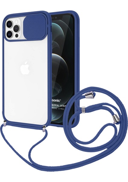 Apple iPhone 11 Pro Max Uyumlu Ipli Kızaklı Buzlu Arka Koruma Kılıf