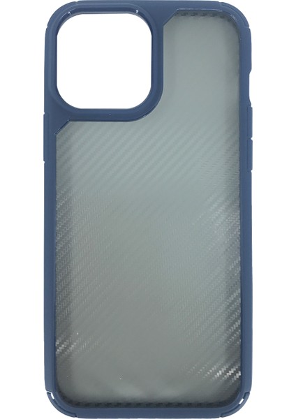Apple iPhone 13 Pro Max Uyumlu Lazer Karbon Arka Koruma Kılıf