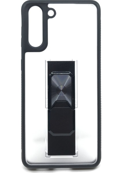 Samsung Galaxy S21 Plus Uyumlu Microcase Mıknatıs Yüzüklü Arka Koruma Kılıf