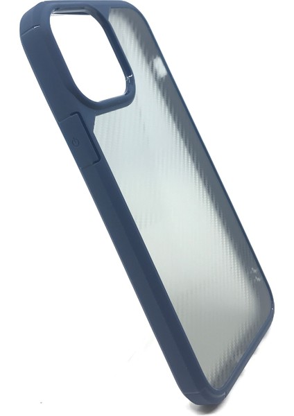 Apple iPhone 13 Pro Max Uyumlu Lazer Karbon Arka Koruma Kılıf