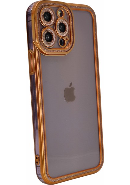 Apple iPhone 13 Pro Max Uyumlu Lüx Kristal Seri Arka Koruma Kılıf