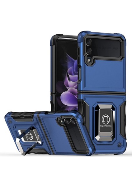 Samsung Galaxy Z Flip 4 Uyumlu Armour Yüzüklü Seri Arka Koruma Kılıf fiyatları