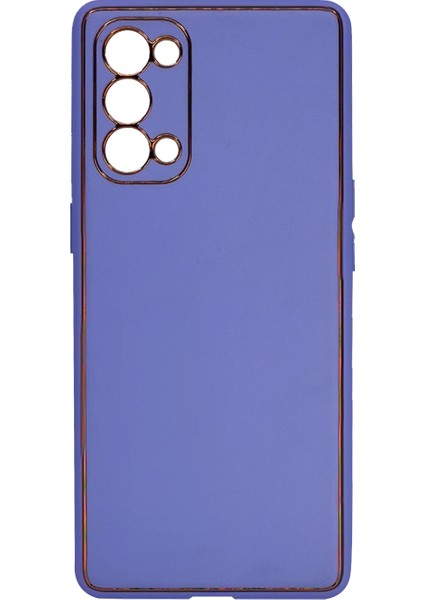 Oppo Reno 5 Pro Uyumlu Coco Leather Seri Arka Koruma Kılıf