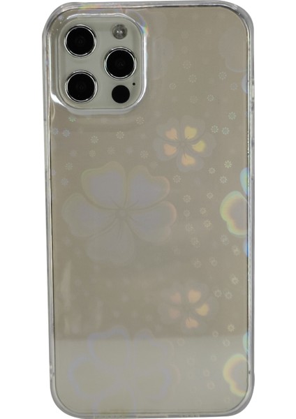 Apple iPhone 12 Pro Max Uyumlu Gölge Neon Desen Arka Koruma Kılıf