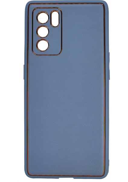 Oppo Reno 6 Pro Uyumlu Coco Leather Seri Arka Koruma Kılıf