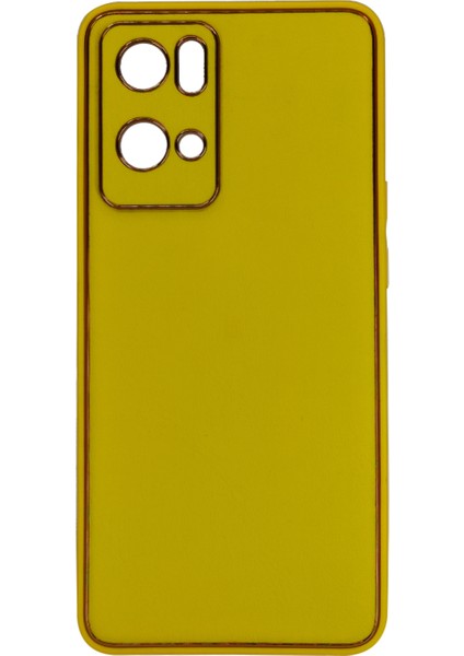 Oppo Reno 7 Pro Uyumlu Coco Leather Seri Arka Koruma Kılıf