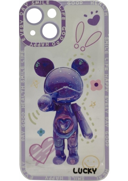 Apple iPhone 13 Uyumlu Kristal Carachter Seri Arka Koruma Kılıf