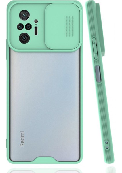Xiaomi Redmi Note 10 Pro 4g Uyumlu Platin Kamera Kızaklı Arka Koruma Kılıf
