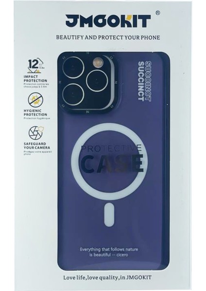 Apple iPhone 15 Pro Max Uyumlu NT-N002 Magsafe Arka Koruma Kılıf