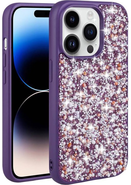 Apple iPhone 14 Pro Uyumlu NT-N016 Taşlı Arka Koruma Kılıf