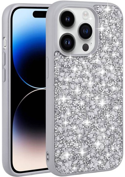 Apple iPhone 14 Pro Uyumlu NT-N016 Taşlı Arka Koruma Kılıf