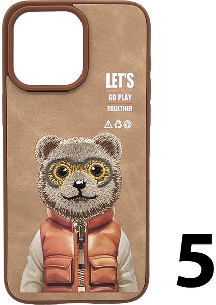 Apple iPhone 15 Uyumlu NT-N009 Animal Arka Koruma Kılıf