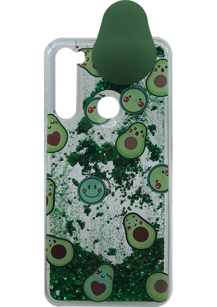 Oppo Reno 4 Uyumlu Sulu Simli Maskotlu Arka Koruma Kılıf modelleri