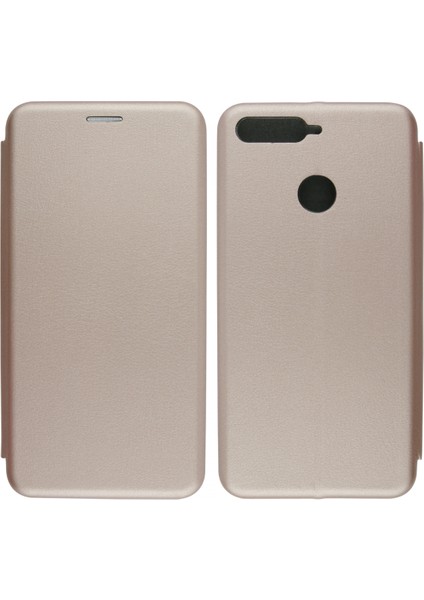 Huawei Y6 2018 Uyumlu Lüx Seri Kapaklı Kılıf