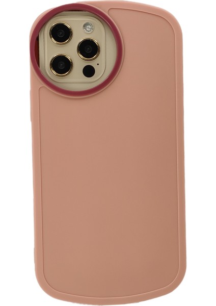 Apple iPhone 12 Pro Max Uyumlu Silindir Camera Seri Arka Koruma Kılıf