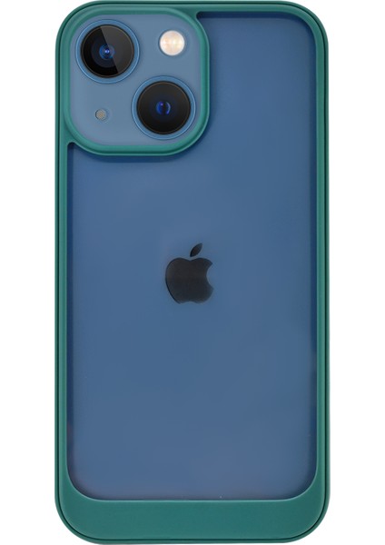 Apple iPhone 13 Mini Uyumlu Solid Frame Arka Koruma Kılıf