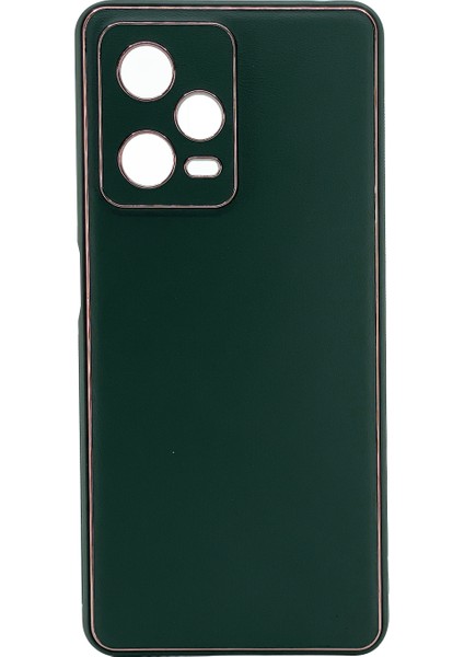 Xiaomi Redmi Note 12 Pro 4g Uyumlu Coco Leather Seri Arka Koruma Kılıf