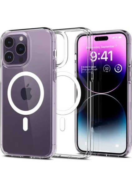 Apple iPhone 14 Pro Max Uyumlu Ultra Korumalı Magsafe Seri Arka Koruma Kılıf