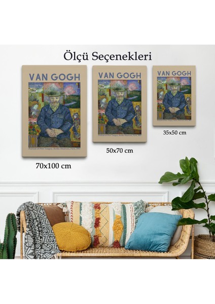 Vincent Van Gogh - Bildnis'in Babası Tanguy TABLO-8050