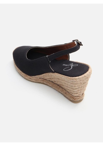 Pippa Siyah Kadın Dolgu Topuklu Espadril