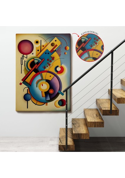 Kandinsky Tablosu Minimal Soyut TABLO-7826