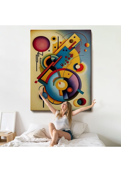 Kandinsky Tablosu Minimal Soyut TABLO-7826