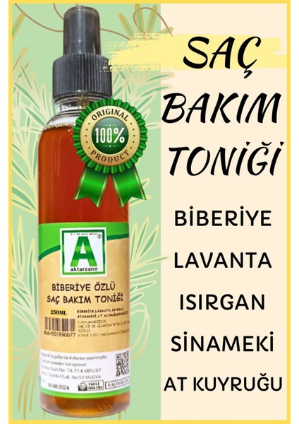 Biberiye Suyu Saç Güçlendirici Tonik Saç Bakım Toniği Özel Karışım Avantajlı Boy 150ML
