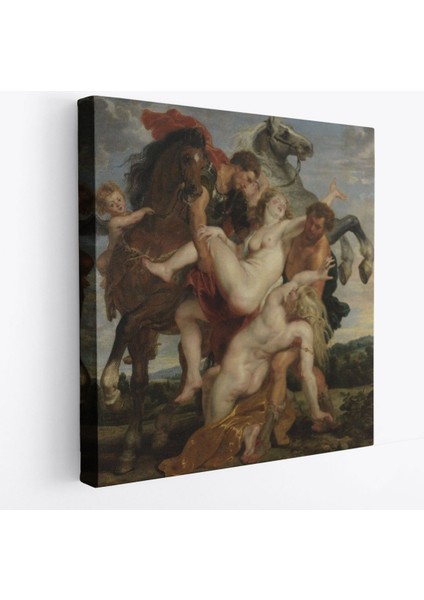 Peter Paul Rubens The Rape Of Leucippus' Daughters Kanvas Tablo -5880