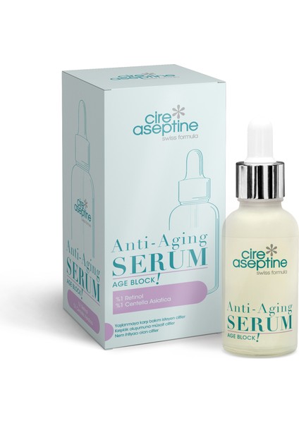 Cire Aseptine Anti Aging Yüz Serumu 30 Ml- Age Block!