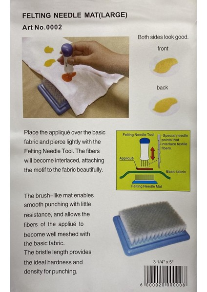 Elegant Keçe Fırçası - Ergonomik Pratik 0002