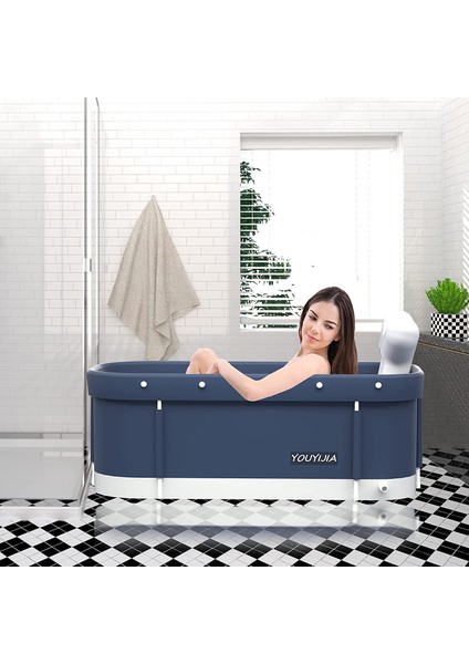 Taşınabilir Spa Katlanır Küvet, 120 cm - Sıcak ve Buz Banyoları Için