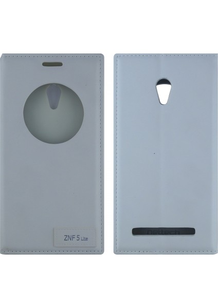 Asus Zenfone 5.5 Lite Uyumlu Pencereli Kapaklı Kılıf