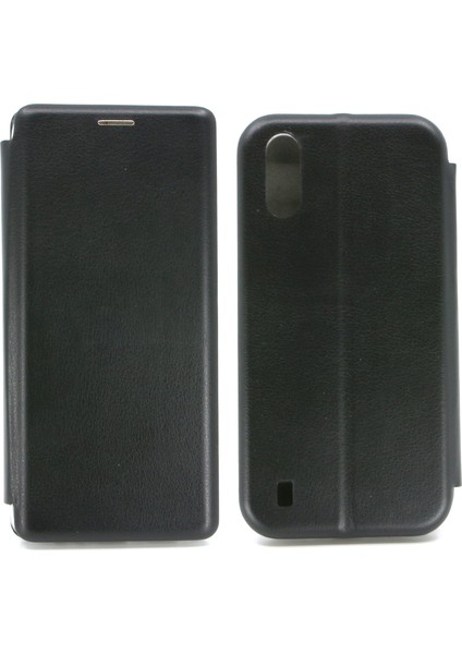 Samsung Galaxy A01 Uyumlu Lüx Seri Kapaklı Kılıf