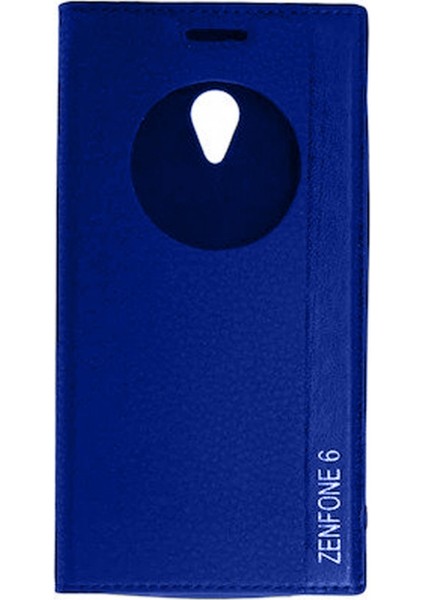Asus Zenfone 6 A600CG Uyumlu Pencereli Kapaklı Kılıf