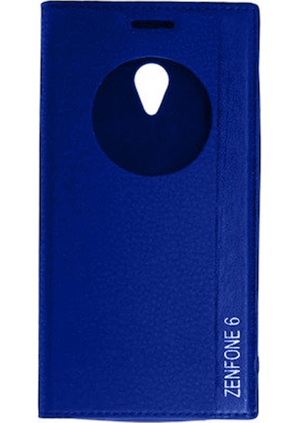 Asus Zenfone 6 A600CG Uyumlu Pencereli Kapaklı Kılıf