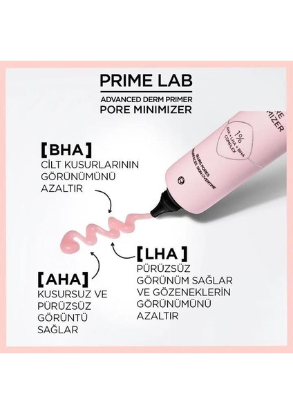 3 Adet Prime Lab 24H Gözenek Küçültücü Makyaj Bazı ve Rosıe fiyatları